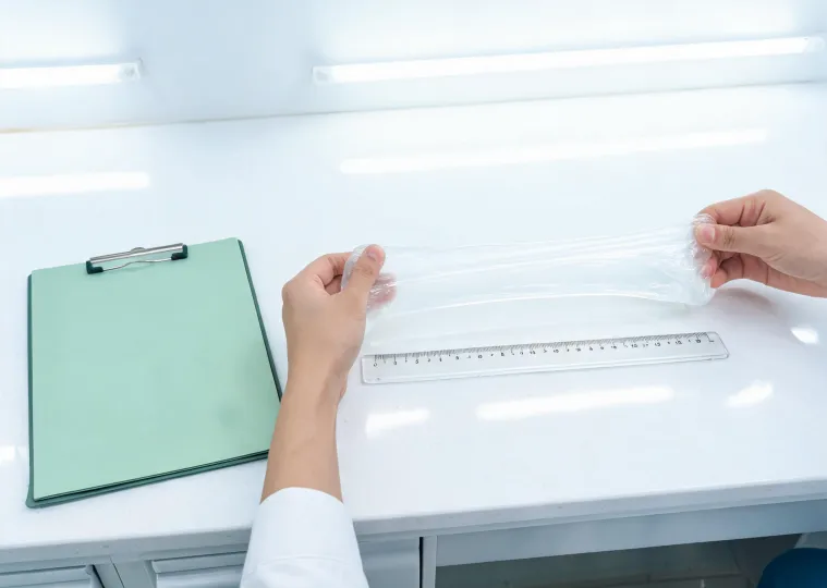 Slime stretch test